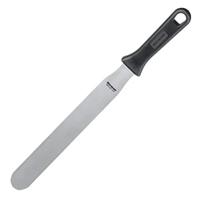 Imagen de Westmark Paleta profesional de respostería para esparcir/confeccionar, Recta, Flexible, Tamaño la hoja 3.5 x 30.5 cm, Longitud 43.5 Acero inoxidable/plástico, Master Line, Negro/Plata, 31242270