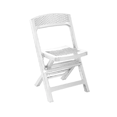 Imagen de Ipae Progarden S.P.A. Silla Plegable, Resina, Color Blanco, 77x48x47cm