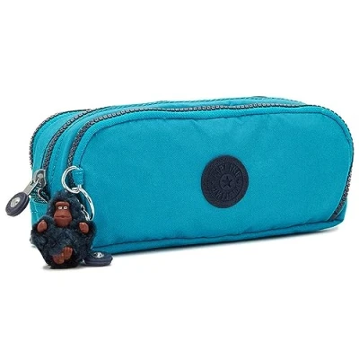 Imagen de Kipling Gitroy, Estuche Grande, Varios Compartimentos, 23 cm, 1 L, Verde (Green Cool C)