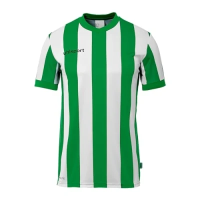 Imagen de uhlsport Retro Stripe Shirt de Manga Corta Camiseta fútbol con diseño para Hombres y niños