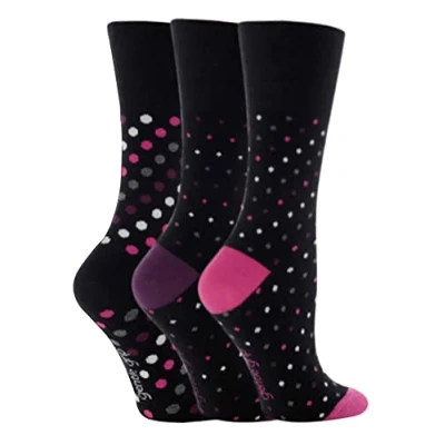Imagen de 6 pares de calcetines Sock Shop Everyday Gentle Grip para damas EUR 37 42, UK 4 8 Con panal suave top