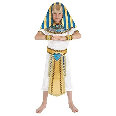 Imagen de Fun Shack Disfraz Egipcio Niño, Faraon Traje Niño Egipcio,Disfraz Egipto Disfraz, Carnaval Talla M