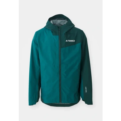 Imagen de adidas Hombre Terrex Multi 2.5 Layer RAIN.RDY Jacket, Mystery Green/Aurora Ivy, L