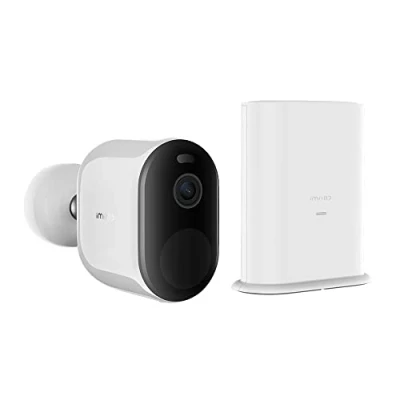 Imagen de IMILAB cámara Exterior inalámbrica Solar Color visión, PTZ vigilancia 2.5 K con batería integrada, AI/PIR detección Humana, Audio bidireccional, Alexa/IP66, Panel no Incluido