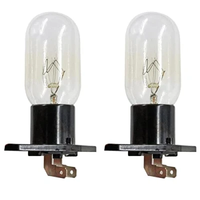 Imagen de CENPEK 2 Unidades de lámparas Horno Microondas Z187 240 V 25 W 6,3 mm terminales Aptos para Muchos Modelos