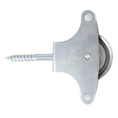 Imagen de Amig Polea de Acero con Roldana para Tendederos Ropa ø 39 mm Incluye Tornillo Sujección y Guías Fabricada