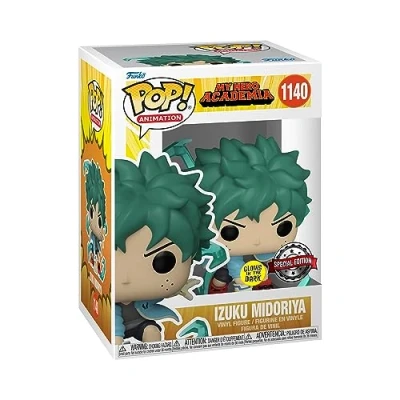 Imagen de Funko Pop! Animation: My Hero Academia (MHA) Deku with Gloves Brilla en la Oscuridad and 2 Figura de Vinilo Coleccionable Idea Regalo Mercancia Oficial Anime Fans