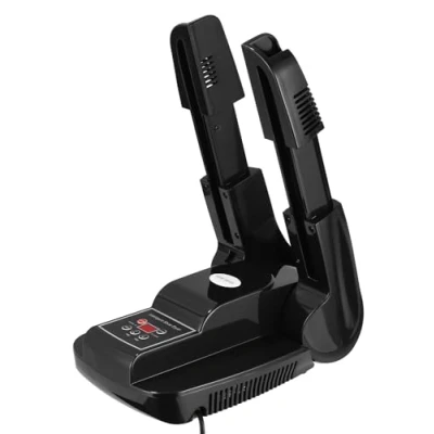 Imagen de Exyvox Secador de Zapatos Eléctrica,Calentador Eléctrico Zapatos,Botas Secadoras con Temporizador, Calentador Guantes,Secador Calzado,Secador Botas Plegable,Ajustable,para Zapatos,Guantes