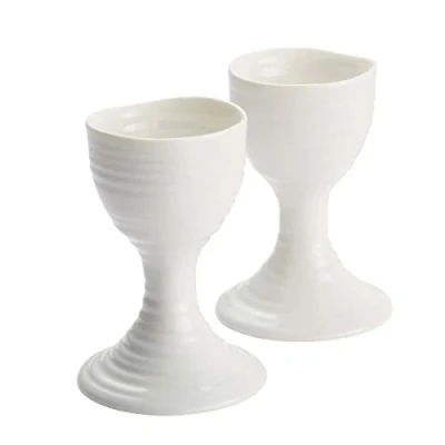 Imagen de Portmeirion Home &amp; Gifts Sophie Conran White Egg Cup Juego de 2. (Blanco)