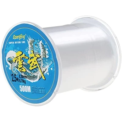 Imagen de Anlising Hilo de Pescar Transparente, Nylon Linea Pesca, Pesca Nailon Monofilamento, Profesional Sedal Nylon, Alfombra, Trucha, Parker (500M, 0.26 MM)