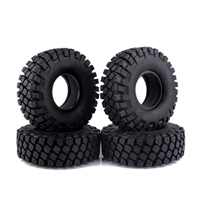 Imagen de INJORA 4PCS 1,9 Neumáticos Truck Tires para 1:10 RC Rock Crawler Axial SCX10 90046 III AXI03007 D90 D110 TF2 Traxxas TRX 4