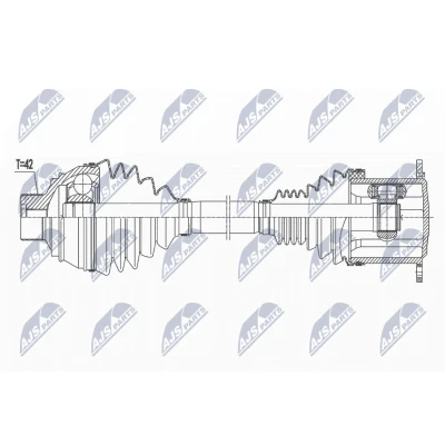 Imagen de Semi eje NTY NPW AU 036