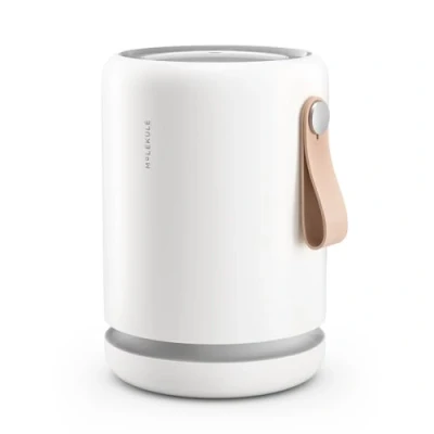 Imagen de Molekule Air Mini+ Purificador de Aire para Dormitorios y Oficinas hasta 25m² Filtro PECO, Alexa, Destruye Alérgenos, Bacterias, Virus, Humo, Moho, COV, Modo Automático, Sensor Calidad