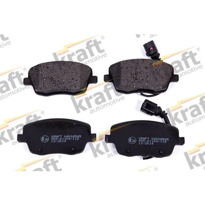 Imagen de KRAFT 6006565 Juego de pastillas freno Eje delantero con contacto avisador desgaste SEAT: Ibiza 3, Córdoba II Berlina, SKODA: Fabia 2