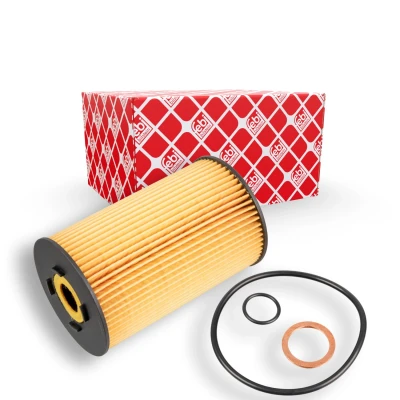 Imagen de FEBI BILSTEIN 109164 Filtro de aceite con junta anular Cartucho filtrante MERCEDES BENZ: T2/LN1 Furgón / Familiar, NG