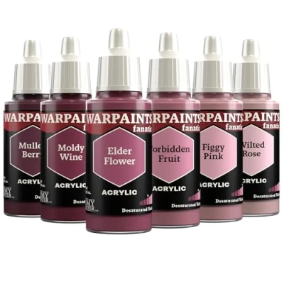 Imagen de The Army Painter, Warpaints Fanatic Flexible Triad: Desaturated Violets 6 x 18 Pinturas Acrilicas, Violeta Pintura Miniatura para D&amp;D Miniatures &amp; Warhammer Figuras