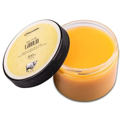 Imagen de PROUNOL Lanolina Pura (Lanolin Anhidra) 200ml 100% Natural Crema para pieles muy secas, ásperas o agrietadas