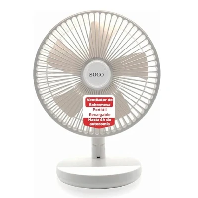 Imagen de Ventilador pie sobremesa sogo ss 21425 circular