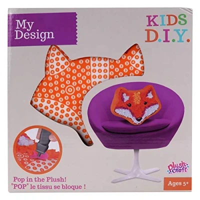 Imagen de ORB Cojín para Decorar Zorro 14235 Plush Craft Naranja DIY Juguete niños Mi diseño Creatividad Decoración Actividad artística 25,5 cm x A Partir de 5 años