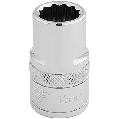 Imagen de Draper H MM/B Hi Torq 12 Punto Socket, azul, para muesca cuadrada de 1/2, 13 mm