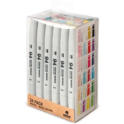 Imagen de MTN 94 Graphic Marker Pack 24 Main + Pastel