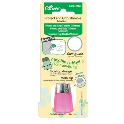 Imagen de Clover Protect &amp; Grip Thimble Medium