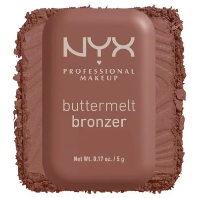 Imagen de NYX Professional Makeup Buttermelt Bronzer, Polvos de Bronceado, Hasta 12H Duración, No Mancha, Transfiere, Tono: Butta Off, 5 g