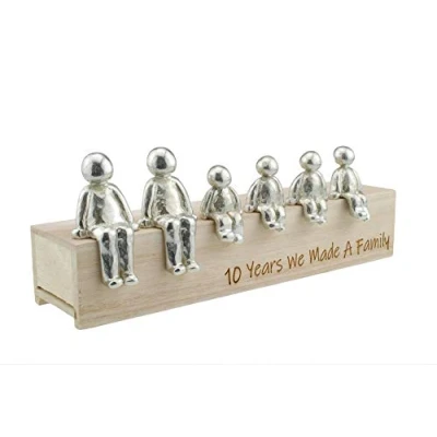 Imagen de Pirantin Idea de 10 aniversario años hicimos una familia 100% lata Elige tu combinación familiar (4 niños)