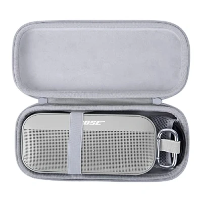 Imagen de Aenllosi Funda Case Estuche Rígido Portátil para Bose SoundLink Flex (2.ª Gen.)/SoundLink Altavoz Inalambrico(Sola Funda)(Blanco)