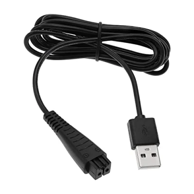 Imagen de EMSea 1 cable de carga USB portátil repuesto compatible con depiladora Panasonic ES LA63 LA93 RE7 51 59 RE740 RE768 REGC20 5.4 V 1.25 A