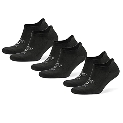 Imagen de Balega Hidden Comfort Performance Calcetines Deportivos para Correr Alto Rendimiento, Carbón Vegetal, Medium (Pack de 3) Unisex Adulto