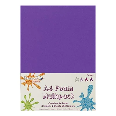 Imagen de Dovecraft DCFM006 Papel para Manualidades, Color Morado, Multicolor, talla única