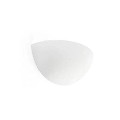 Imagen de Faro Barcelona 63285 SNOW Aplique, 40W, cuerpo de yeso, color blanco