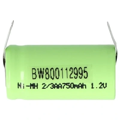Imagen de vhbw Batería reemplaza 2/3AA para modelismo (750mAh, 1,2V, NiMH, Verde)