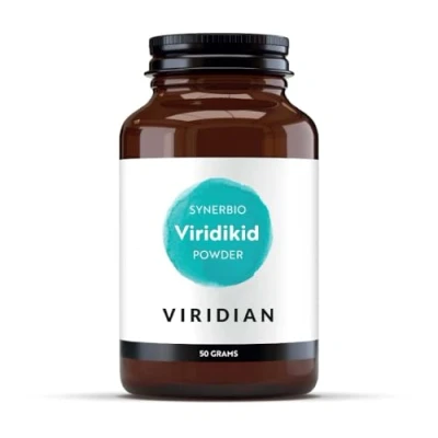 Imagen de Viridian Synerbio Niños en Polvo con Vitamina C para Mejorar el Sistema Inmune 50 gr