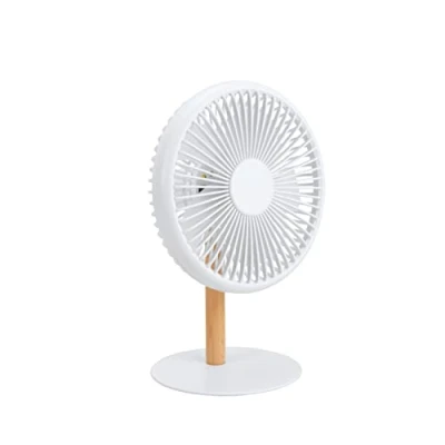 Imagen de Gingko Beyond Ventilador de escritorio desmontable ultra silencioso, control remoto o botón, 3 velocidades viento frío, carga USB C