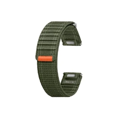 Imagen de Correa Samsung Fabric Band, Para Galaxy Watch7, Tela y Velcro, Fácil ajuste, Talla S/M, Khaki