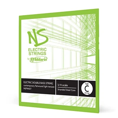 Imagen de D&#039;Addario NS Electric 3/4 Scale Medium Tension Single High C String for Contemporary Bass