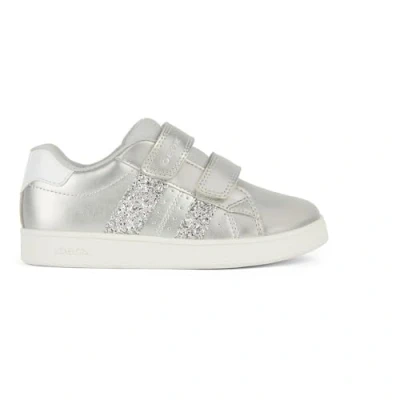Imagen de Geox J Eclyper Girl A, Zapatillas, Plata, 36 EU