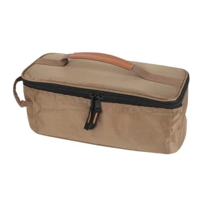 Imagen de Mioyow bolsa de almacenamiento para utensilios cocina, acampada, transporte vajillas impermeable con doble cremallera y asa camping, senderismo, barbacoa,