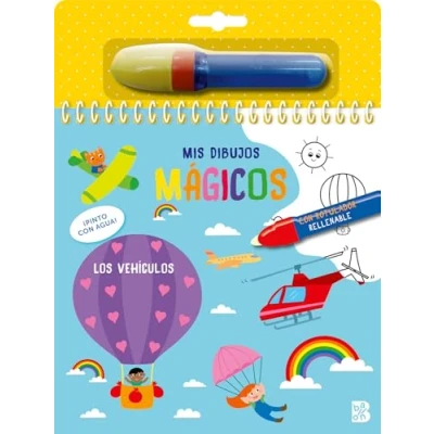 Imagen de PINTO CON AGUA LOS VEHÍCULOS (MIS DIBUJOS MÁGICOS AGUA)