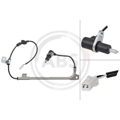 Imagen de A.B.S. 31933 sensor de ABS pasivo 915 blanco