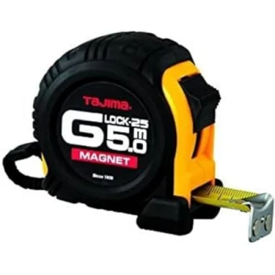 Imagen de Tajima Cinta métrica resistente, 5 m/25 mm, G Lock con imán, 1 pieza, TAJ 28426
