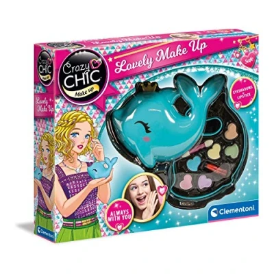 Imagen de Clementoni Lovely Make Up Delfín Set de Maquillaje Infantil a Partir 6 años (18630)