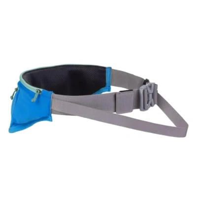 Imagen de RUFFWEAR Correa de Perro para Correr o Caminar Atada a la Cintura, Trail Runner Belt, cinturón Cadera Resistente sin enredos con Bolsillos, Blue Pool, Small/Medium
