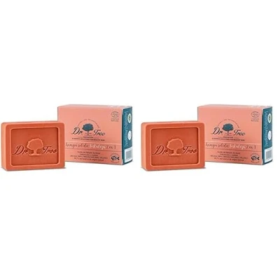 Imagen de Dr. Tree Champú Sólido 2 en 1, + Acondicionador Fortaleza, Limpia, Hidrata y Energiza, Sin Sulfatos SLE, SLS, parabenos, siliconas, Cabello Fino Débil o Caída, ECOCERT, 75gr