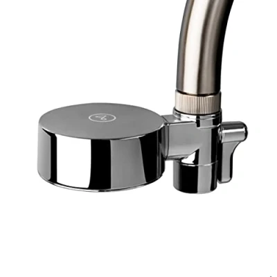 Imagen de Tappwater EcoPro Compact El filtro de agua para grifo cocina más pequeño del mercado. Purificador sostenible. Filtra 100 sustancias. Filtración ultra avanzada en 5 etapas (cromado)