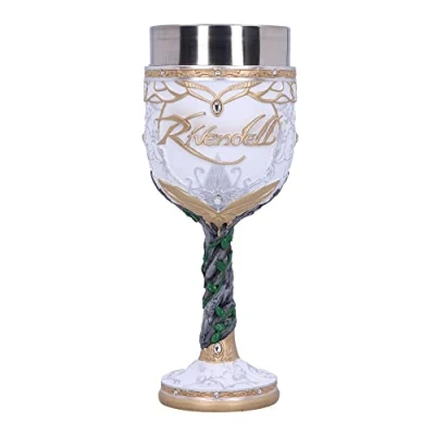 Imagen de Nemesis Now Copa Rivendell de Lord of The Rings con licencia oficial, color blanco, 19,5 cm