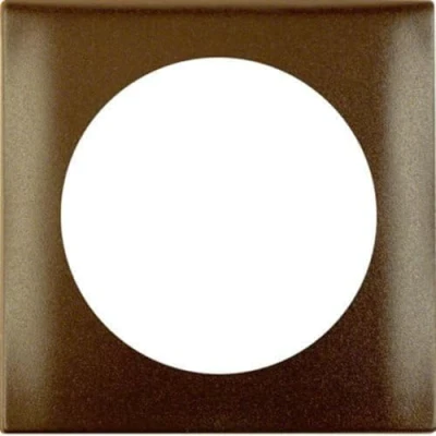 Imagen de Hager b.Mobil Marco Exterior 1 Elemento Serie b Mobil Mate Marron