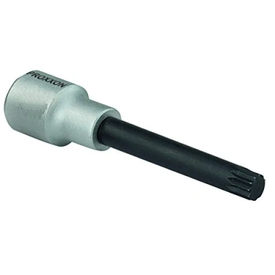 Imagen de PROXXON 23 373 Vaso y Punta XZN 1/2&quot;, Tamaño VZ 12, Longitud Total 100mm, Rojo